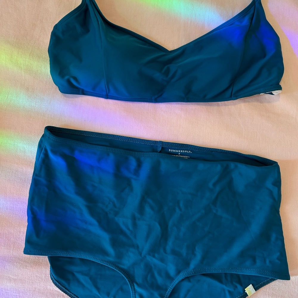 Summersalt Women's Teal Bikini Set